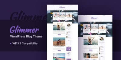 Glimmer - A Responsive WordPress Blog Theme by SoftHopper