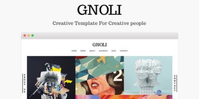 Gnoli - Creative Portfolio Template by AchtungThemes