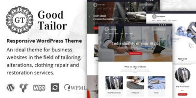 Good Tailor - Fashion & Tailoring Services WordPress Theme by BrothersTheme