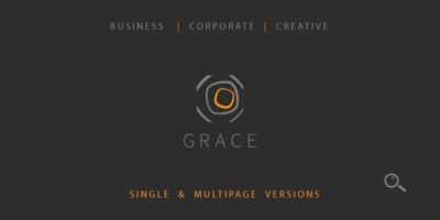 Grace – Single & Multipage Theme by DibbleDumm