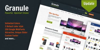 Granule - powerful OpenCart theme by tomsky