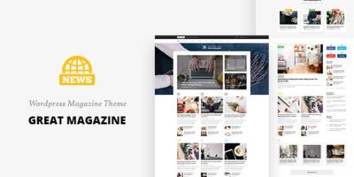 Great Magazine - Psd Template by AlitStudio