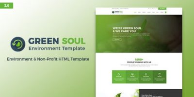 Green Soul - Environment and Nonprofit HTML Template by HasTech