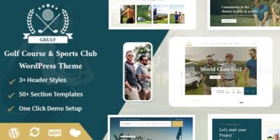 Grulf - Golf Club WordPress Theme by themesion