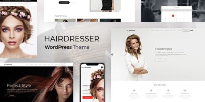 Hairdresser - Hair Salon WordPress theme by Anps