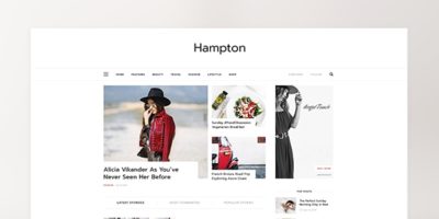 Hampton - Magazine PSD Template by MontaukCo