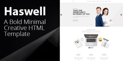 Haswell - Agency & Portfolio HTML Parallax Template by visionvative