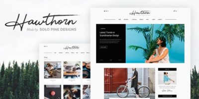 Hawthorn - A WordPress Blog & Shop Theme by SoloPine