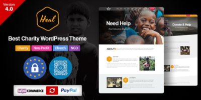 Heal - Multipurpose Charity WordPress Theme by codexcoder