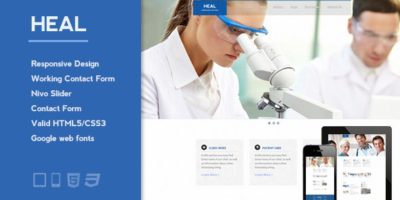 Heal - Responsive Medical and Health HTML Template by raybreaker