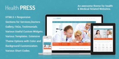 HealthPress - Medical WordPress Theme by InspiryThemes