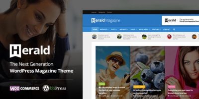Herald - Newspaper & News Portal WordPress Theme by meks