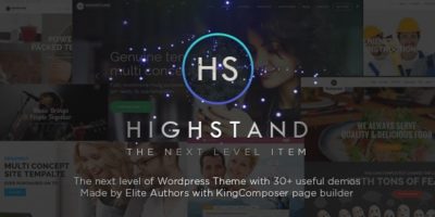 Highstand - Responsive MultiPurpose WordPress Theme by King-Theme
