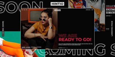 Hintio - Coming Soon & Landing Page Template by mix_design