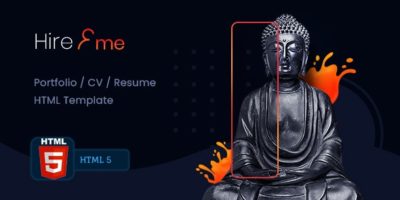 HireMe - Accountant Portfolio HTML Template by designTone