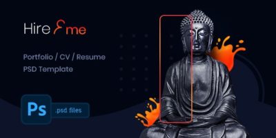 HireMe - Accountant Portfolio PSD Template by designTone