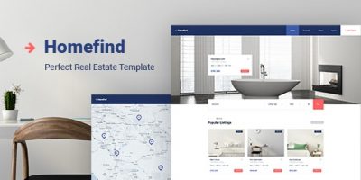 Homefind - Real Estate Responsive HTML5 Template by PearlThemes