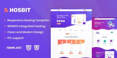 Hosbit - WHMCS & Hosting HTML5 Template by ThemeBeyond