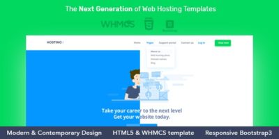 Hostino WHMCS Web Hosting Template by brandio