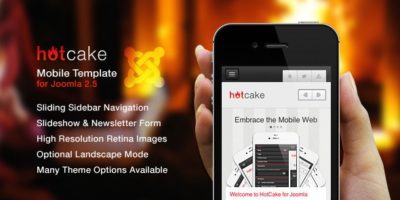 HotCake for Joomla — Retina Mobile Template by obest