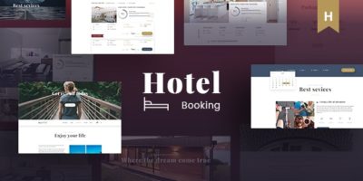 Hotel Booking - Travel Hotel Booking PSD Template by TheRubikTemplate