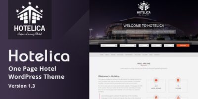 Hotelica - One Page Hotel WordPress Theme by Cyclone_Themes