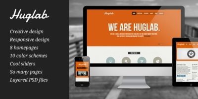 Huglab - Responsive Multi-Purpose Business Site by honryou