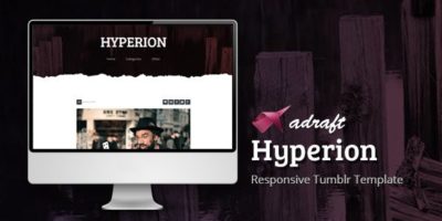 Hyperion - Responsive Tumblr Template by adraft