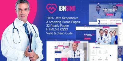 IBNSINO Medical Center HTML Template by Kadirov