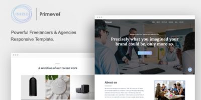 INIZIO - Responsive Template for Freelancers and Agencies by Primevel