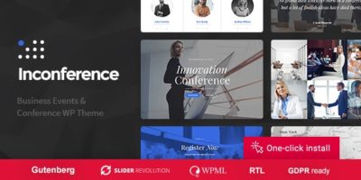 In Conference - Meetup & Business Event WordPress Theme by cmsmasters