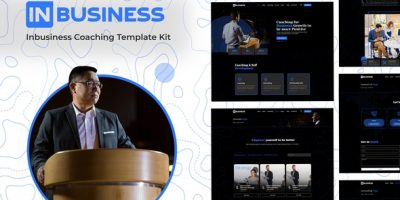Inbusiness - Coaching Business Elementor Template Kit by onecontributor