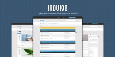 Indulge - Clean PSD for Forums and Blogs by WellMadePixel