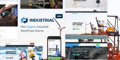Industrial - Factory Business WordPress Theme by Anps