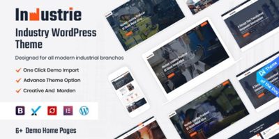 Industrie - Industry WordPress Theme by peacefuldesign