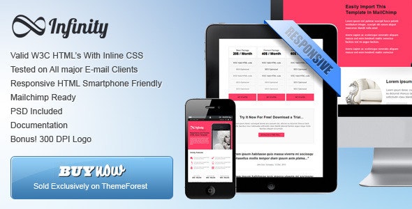'Infinity' - Flexible Email Template by robbiewilliams