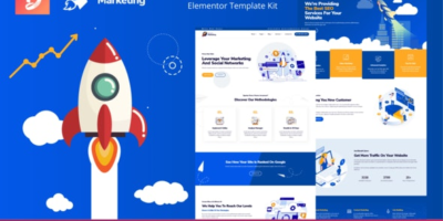 Influence Marketing - SEO & Digital Agency Elementor Template Kit by BimberOnline