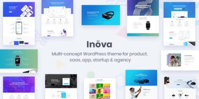Inova - Multipurpose WordPress Theme For Startups & Agencies by DroitThemes