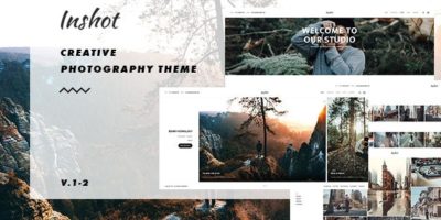 Inshot - Creative Responsive Photography Portfolio WordPress Theme by cththemes