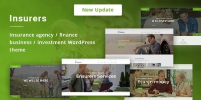 Insurers - Insurance Agency WordPress Theme by SalmonThemes