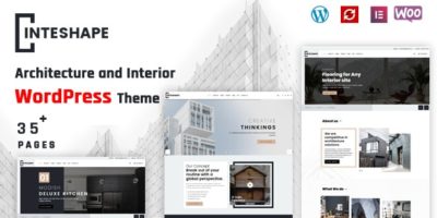 Inteshape - Architecture and Interior WordPress Theme by GridValley