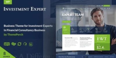Investment Expert - Business Theme for Agencies in Financial Consultancy + RTL by themeperch
