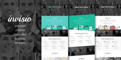 Invisio Business - Creative Onepage Responsive PSD by moonart_themes