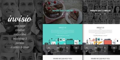 Invisio Business - Creative Onepage Template by InvisioThemes