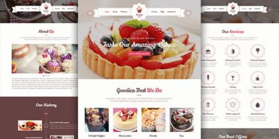 Invisio Cake - Sweet PSD Template by moonart_themes