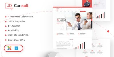 JD Consult - Multipurpose & eCommerce Joomla Template by Joom_Dev