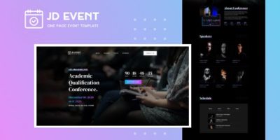 JD Event - Responsive Conference Website Joomla Template by Joom_Dev