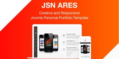 JSN Ares - Creative and Responsive Joomla Personal Portfolio Template by joomlashine