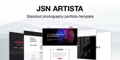 JSN Artista - Standout Photography Portfolio Joomla Template by joomlashine