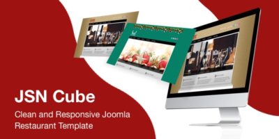 JSN Cube - Clean and Responsive Joomla Restaurant Template by joomlashine